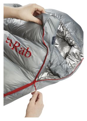 Saco de dormir de plumón Rab Mythic Ultra 360 Gris