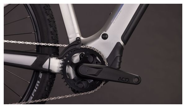 Cube Reaction Hybrid One 600 MTB Hardtail elettrica Shimano 10S 600 Wh Bosch 100 Nm 27,5'' Grigio lucido 2026