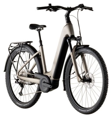 VTC Électrique Cube Nuride Hybrid Pro 800 Easy Entry Shimano Deore/Deore XT 12V 800 Wh 29'' Beige Flash Stone 2026