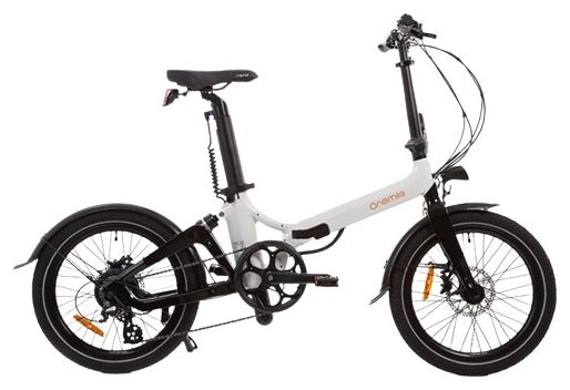 Vélo Pliant Électrique Onemile Nomad Shimano 7V 486Wh 20'' Blanc 2022