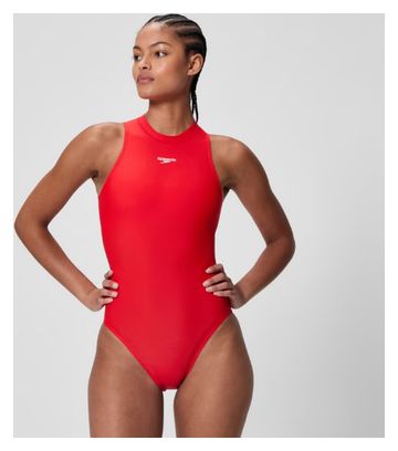 Maillot de Bain 1 Pièce Speedo Hydrasuit Femme Rouge