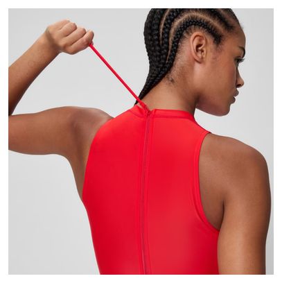 Maillot de Bain 1 Pièce Speedo Hydrasuit Femme Rouge