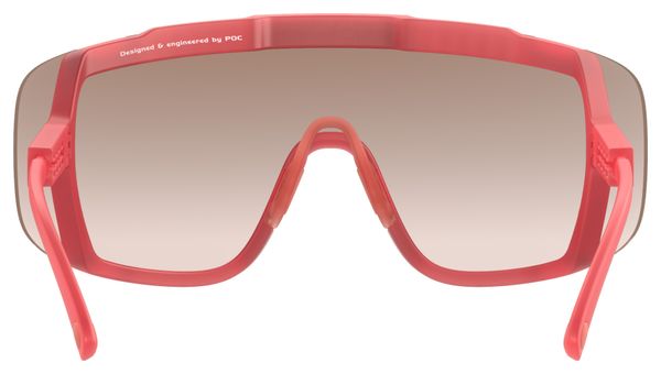 Lunettes Poc Devour Coral Translucent / Brown Silver Mirror