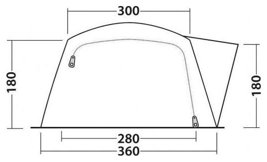 Tente de camping Outwell Springwood 6SG