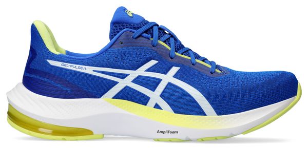 Asics Gel Pulse 14 Running Shoes Blue Yellow Men's