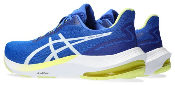 Asics Gel Pulse 14 Running Shoes Blue Yellow Men's