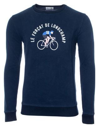 LeBram x Sports d'Époque Forçat de Longchamp Sweatshirt Dunkelblau
