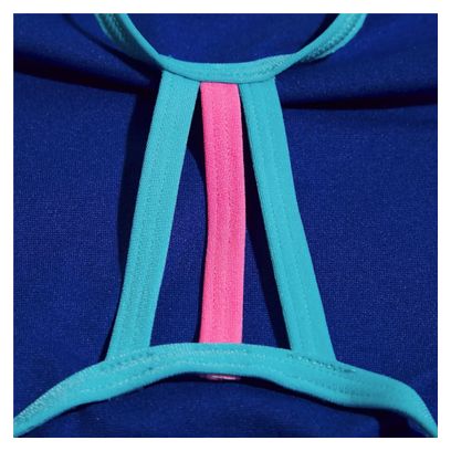 Costume da bagno 1 pezzo per bambini ECO+ Solid Lane Line Rosa/Blu 13/14 anni