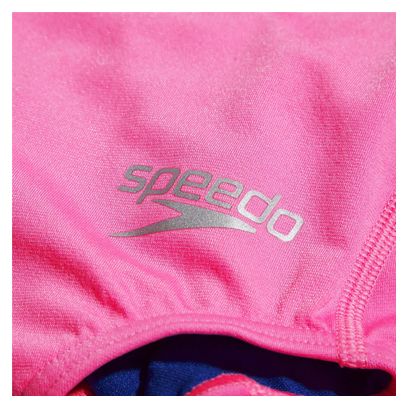 Costume da bagno 1 pezzo per bambini ECO+ Solid Lane Line Rosa/Blu 13/14 anni