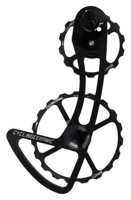 Chape de Dérailleur CyclingCeramic 14/19 Dents pour Shimano 105 7150 12V Noir