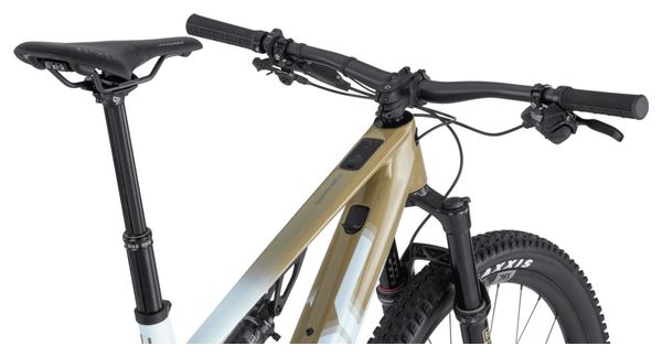 BMC Fourstroke AMP LT One Elektrische Volledig Geveerde MTB Sram GX Eagle AXS 12S 360 Wh 29'' Zand Beige Wit 2023