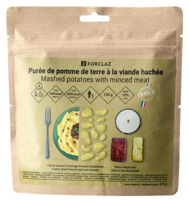 Repas Déshydraté Decathlon Nutrition Purée / Viande hachée 120g