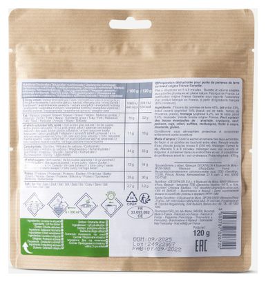 Decathlon Nutrition Dehydrierte Mahlzeit Kartoffelbrei / Hackfleisch 120g