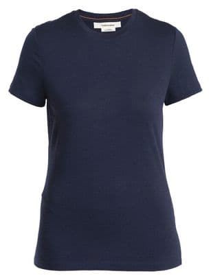 T-shirt Technique Femme Icebreaker Merino 150 Tech Lite Bleu Foncé