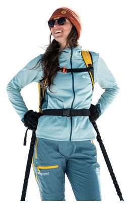 Lagoped Gelinotte Women's Technical Fleece Hoodie - Blue 