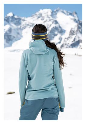 Lagoped Gelinotte Women's Technical Fleece Hoodie - Blue 