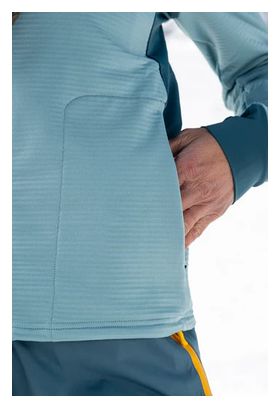 Lagoped Gelinotte Women's Technical Fleece Hoodie - Blue 