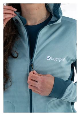 Lagoped Gelinotte Women's Technical Fleece Hoodie - Blue 