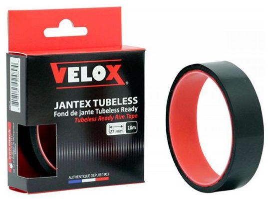 FOND DE JANTE TUBELESS VELOX 27MM ROUE LARGEUR 25-27C (ROULEAU DE 10M)