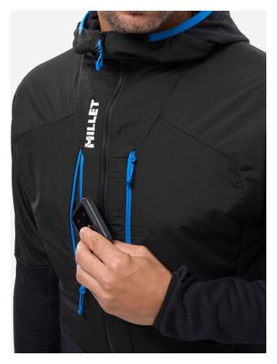 Veste Softshell Millet Parmelan Hybrid Hoodie Noir Homme