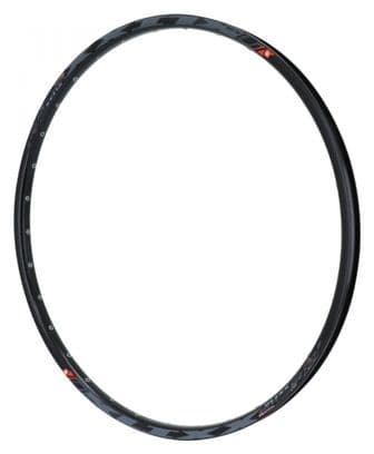 Jante vtt 27.5  klixx disc 23c noir 32t. tubeless ready double paroi avec oeillets