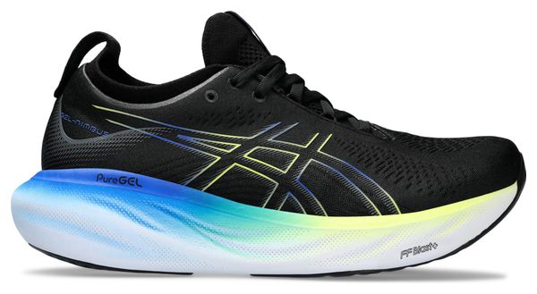 Chaussures de Running Asics Gel Nimbus 25 Noir Jaune Homme