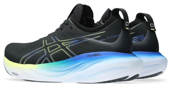 Chaussures de Running Asics Gel Nimbus 25 Noir Jaune Homme