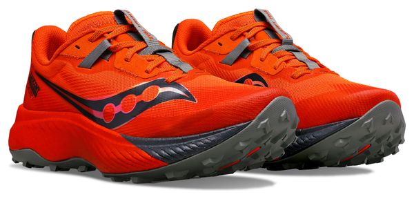 Chaussures de Trail Running Saucony Endorphin Edge Rouge
