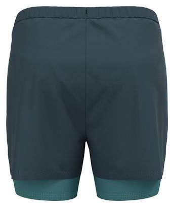 2-in-1 Running Shorts Women Odlo 3 inch Essentials Grau