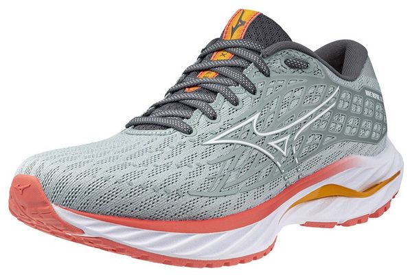 Mizuno Wave Inspire 20 Hardloopschoenen Grijs Roze