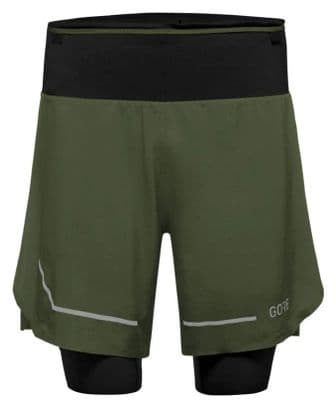 Gore Wear Ultimate 2-in-1 Short Green