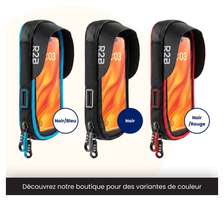 Support téléphone pour velo - Etanche - Rotation à 360 Degrés Noir