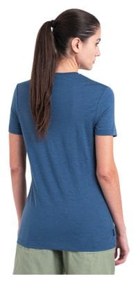 T-shirt Technique Femme Icebreaker Merino 150 Tech Lite Bleu