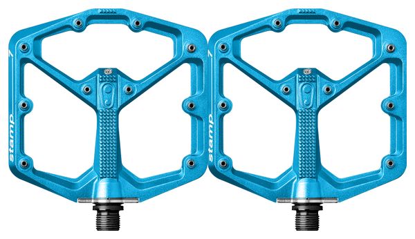 Paire de Pédales Crankbrothers Stamp 7 Bleu