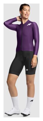 Assos Uma GT S11 Evo damesfietsshirt met lange mouwen, paars