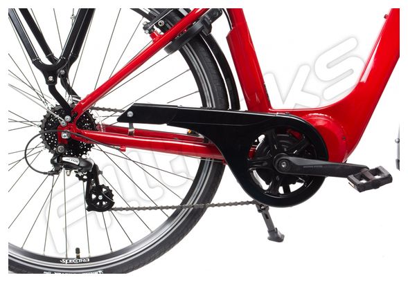 Vélo de Ville Électrique Gitane Organ'e Central Shimano Tourney/Altus 8V 400 Wh 700 mm Rouge Rubis 2020