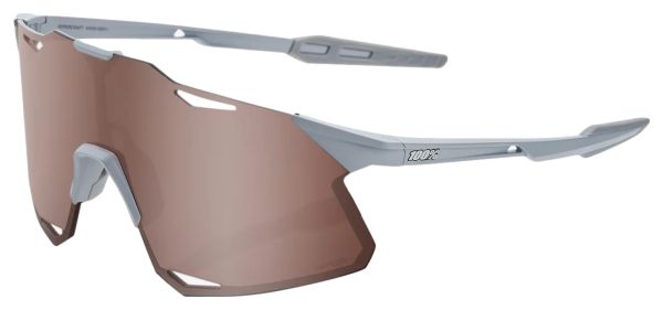 Brille 100% Hypercraft Grau - Linse HiPER Crimson Mirror Silver