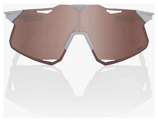 Brille 100% Hypercraft Grau - Linse HiPER Crimson Mirror Silver