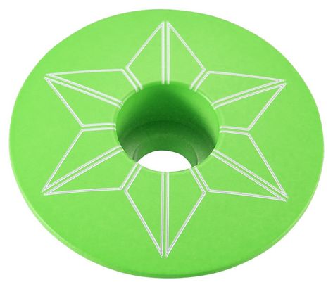 Supacaz Capz Powder Coated Neon Green Headliner