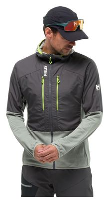 Veste Softshell Millet Parmelan Hybrid Hoodie Gris Homme