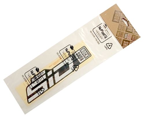 Kit Stickers pour Fourche RockShox SID Ultimate 29'' Blanc Noir