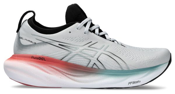 Asics Gel Nimbus 25 Laufschuhe Grau Rot Herren