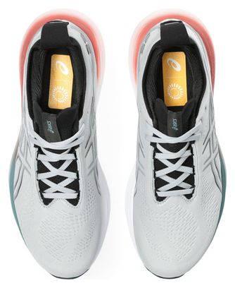 Chaussures de Running Asics Gel Nimbus 25 Gris Rouge Homme