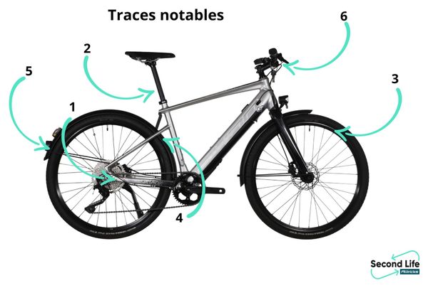 Produit Reconditionné - Vélo de Ville Electrique Sunn Volt S2 Shimano Deore 10v Argent 2020