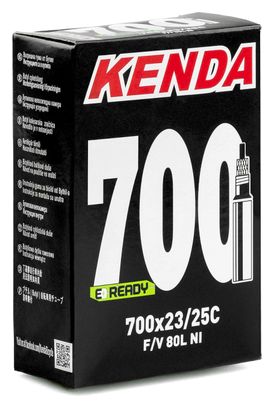 Tube Kenda 700x23/25C Presta 80mm