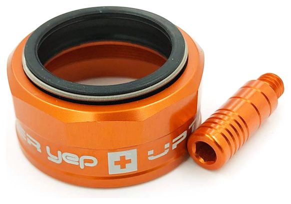 Führungsring Yep Components 3.0 + Endkappe für Hebel Orange