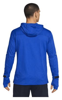 Haut à Capuche Nike Dri-FIT Trail Bleu/Orange Homme