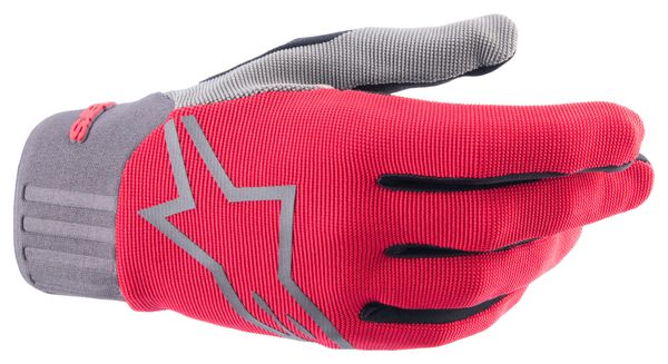 AlpineStars A-Dura Red/Grey Youth MTB Gloves