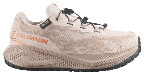 Salomon Aero GRVL Waterproof Beige/Orange Kids' Running Shoes
