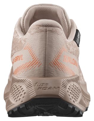 Salomon Aero GRVL Waterproof Beige/Orange Kids' Running Shoes
